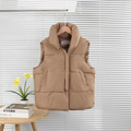 ALULA™ - Rahat Oversize Dik Yakalı Kolsuz Şişme Mont