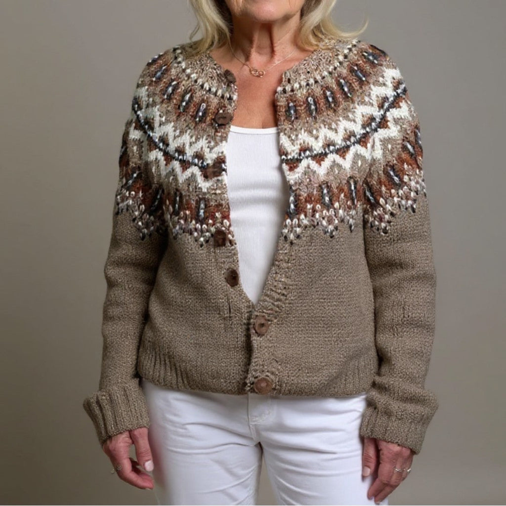 Adeline – Yumuşak Örgü Vintage Hırka